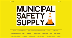 Desktop Screenshot of municipalsafetysupply.com